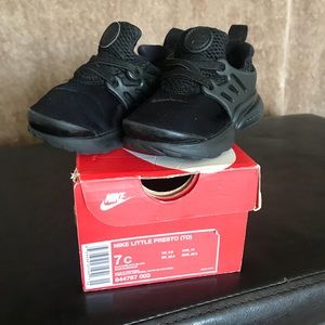 Nike Little Presto Size 7c ⚫️
